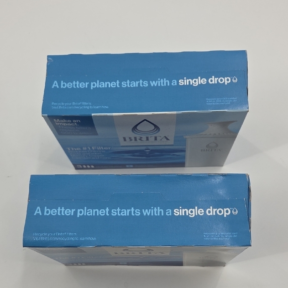 Brita Blue and White Filter Pack 6 Individual Filters (3 In Each Box) New - Picture 2 of 11